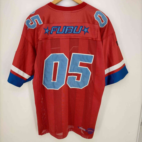 フブ FUBU 90s 韓国製 ゲームシャツ フットボールシャツ メンズ import:L