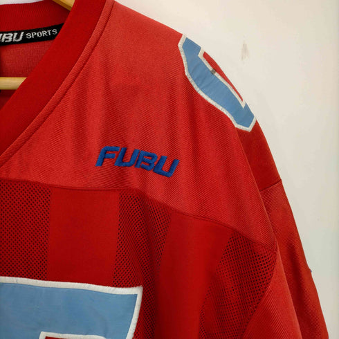 フブ FUBU 90s 韓国製 ゲームシャツ フットボールシャツ メンズ import:L