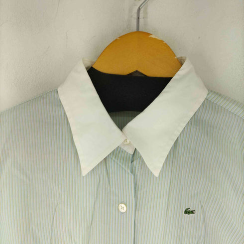 ラコステ LACOSTE ストライプ L/Sシャツ レディース 42