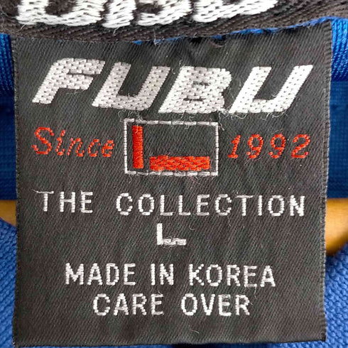 フブ FUBU 90s 韓国製 ゲームシャツ フットボールシャツ メンズ import:L