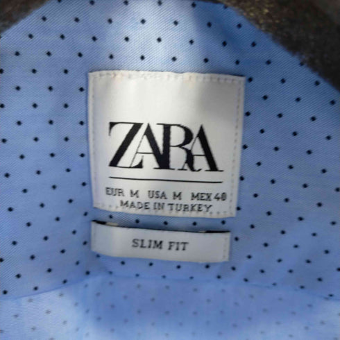 ザラ ZARA ドットシャツ メンズ import:M