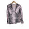 ガニー Ganni Printed Cotton V-neck Shirt ゼブラプリントブラウス レディース 40