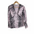 ガニー Ganni Printed Cotton V-neck Shirt ゼブラプリントブラウス レディース 40