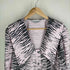 ガニー Ganni Printed Cotton V-neck Shirt ゼブラプリントブラウス レディース 40
