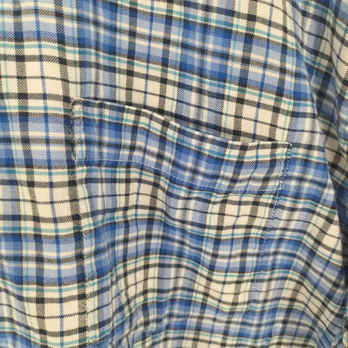 エディーバウアー Eddie Bauer LEGEND WASH チェック L/S ボタンダウン シャツ メンズ import:XL