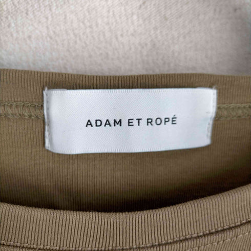 アダムエロペ Adam et Rope コットンクルーネックカットソー レディース FREE