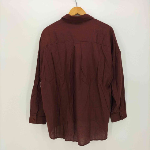 マウジー moussy OVERSIZED LIGHT SHIRT オーバーサイズ ライト シャツ レディース FREE
