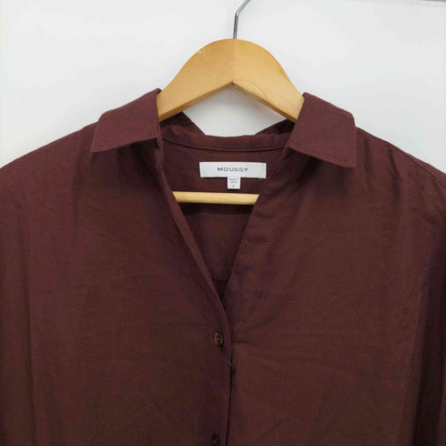 マウジー moussy OVERSIZED LIGHT SHIRT オーバーサイズ ライト シャツ レディース FREE