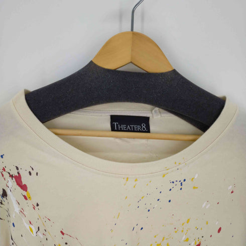シアターエイト THEATER8 Remake Ls Tee ペンキ加工L/S TEE メンズ