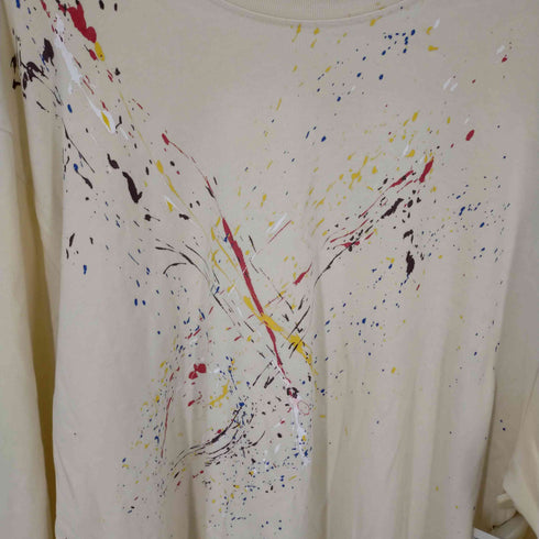 シアターエイト THEATER8 Remake Ls Tee ペンキ加工L/S TEE メンズ
