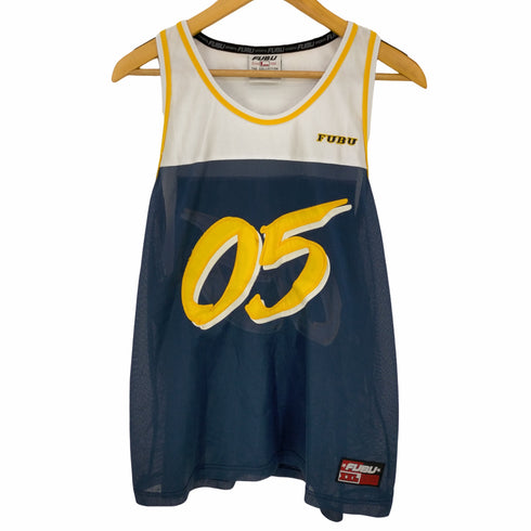 フブ FUBU 90-00s 韓国製 ゲームシャツ メンズ import:L