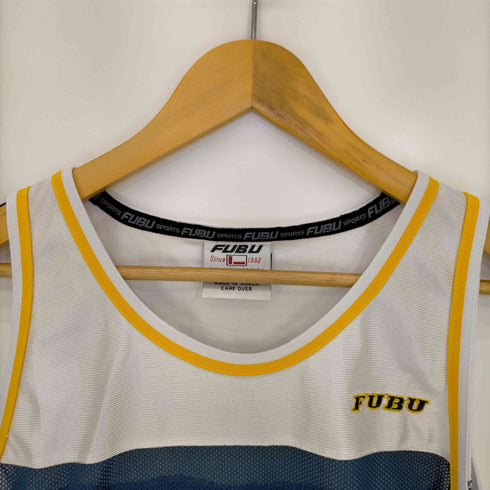 フブ FUBU 90-00s 韓国製 ゲームシャツ メンズ import:L