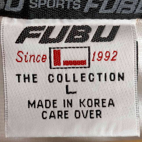 フブ FUBU 90-00s 韓国製 ゲームシャツ メンズ import:L