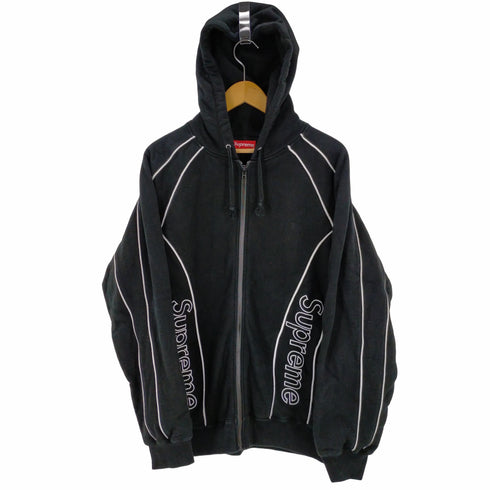 シュプリーム Supreme 21AW track paneled zip up hooded sweatshirt メンズ JPN:M