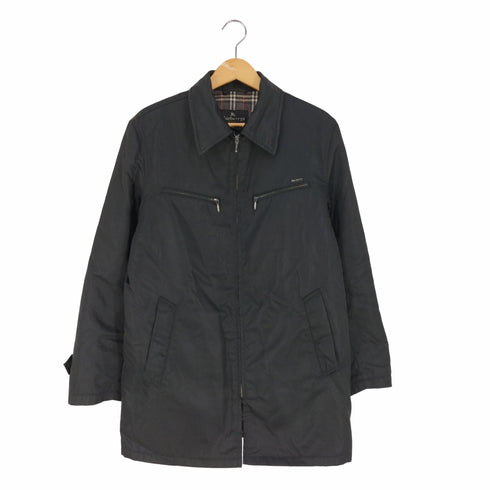 バーバリーロンドンクラシック BURBERRY LONDON CLASSICS 裏地キルティングノバチェック ジップアップジャケット ハーフコート メンズ import:M