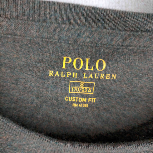 ポロラルフローレン POLO RALPH LAUREN CUSTOM FIT ポニー刺しゅうクルーネックカットソー メンズ JPN:S