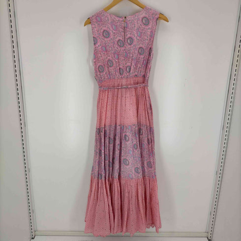 ヌキテパ NE QUITTEZ PAS インド綿 エスニックプリント ティアードワンピース ETHNIC PRINT SLEEVERS DRESS レディース