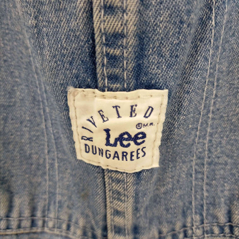 リー Lee 90S USA製 RIVETED DUNGAREES デニムオーバーオール メンズ