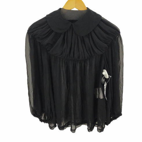 コムデギャルソン COMME des GARCONS AD2021 21AW ギャザーシアーシャツ レディース JPN:XS