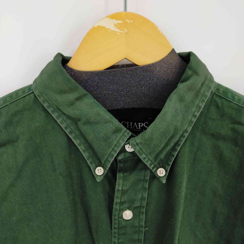 チャップス CHAPS 片ポケボタンダウンL/Sシャツ メンズ XL