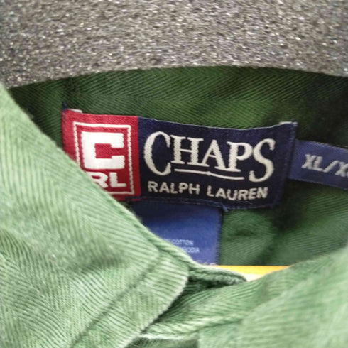チャップス CHAPS 片ポケボタンダウンL/Sシャツ メンズ XL