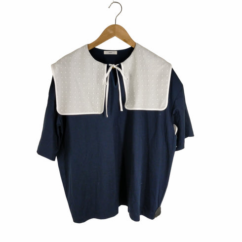 ヨリ yori フロッキードットカラーTee レディース FREE