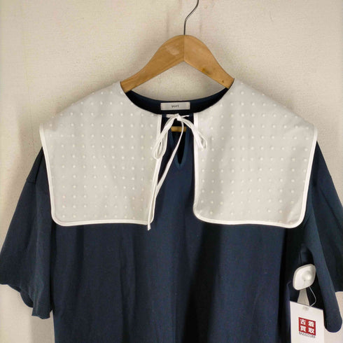 ヨリ yori フロッキードットカラーTee レディース FREE