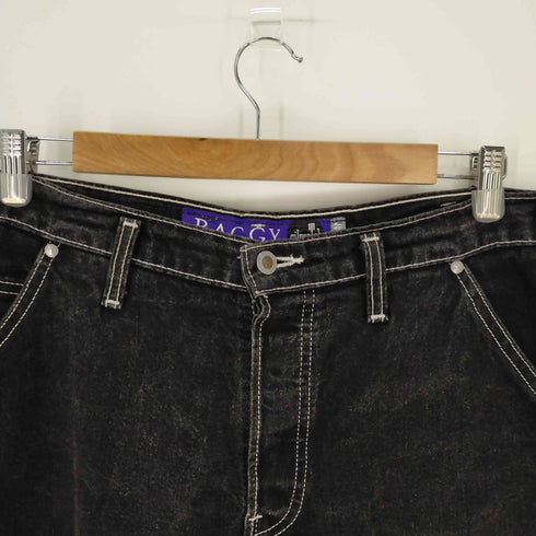 リーバイス Levis 90S SILVERTAB BAGGY バギーデニムパンツ ブラック BLK メンズ 36/30
