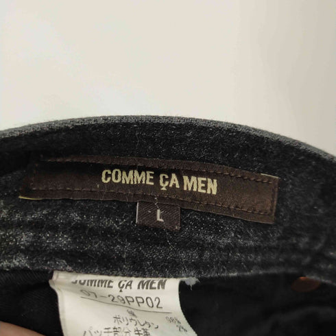 コムサメン COMME CA MEN テーパードブラックデニム メンズ JPN:L