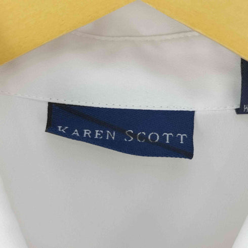 カレンスコット KAREN SCOTT スリランカ製 レギュラーカラーポリシャツ レディース import:M