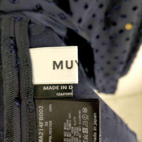 ミュベール MUVEIL ドットブラウス レディース 36