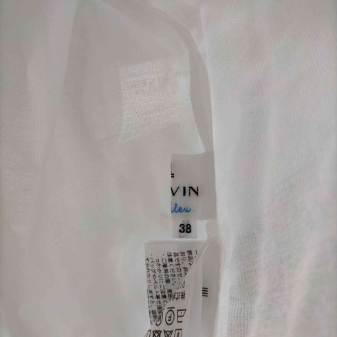 ランバンオンブルー LANVIN en Bleu スクエアビッグカラーブラウス レディース