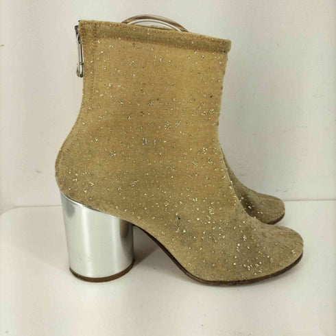 メゾンマルジェラ Maison Margiela ラメメッシュヒールブーツ レディース EUR:38