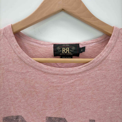 ダブルアールエル ラルフローレン RRL RALPH LAUREN S/S Logo Tube Tee-Black メンズ import:XS