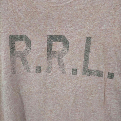 ダブルアールエル ラルフローレン RRL RALPH LAUREN S/S Logo Tube Tee-Black メンズ import:XS