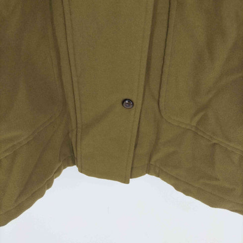 バーバリープローサム BURBERRY PRORSUM 90S 白タグ 裏地チェック 比翼 ジップアップ ウール コート レディース 7AR