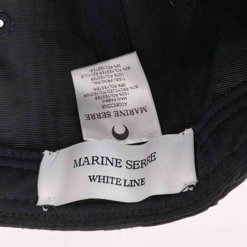 マリーンセル MARINE SERRE Moire Branded Cap 'Black' レディース