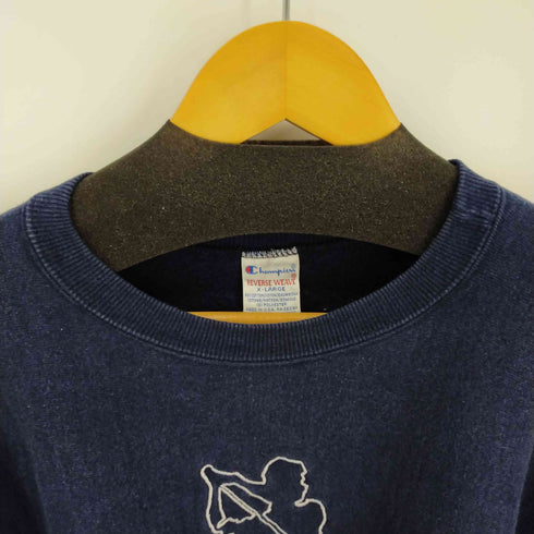 チャンピオン Champion 90S USA製 REVERSE WEAVE クルーネックスウェット BLOODY POINT リバースウィーブ メンズ import:XL