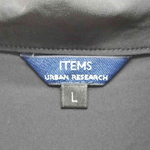 アイテムズ アーバンリサーチ ITEMS URBAN RESEARCH 23SS シルキーナイロンハーフ ZIP 多機能トップス メンズ JPN:L