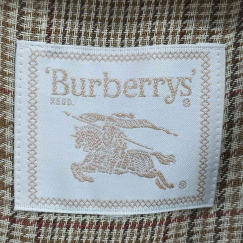 バーバリーズ BURBERRYS 90S 2B 千鳥格子柄 テーラードジャケット レディース