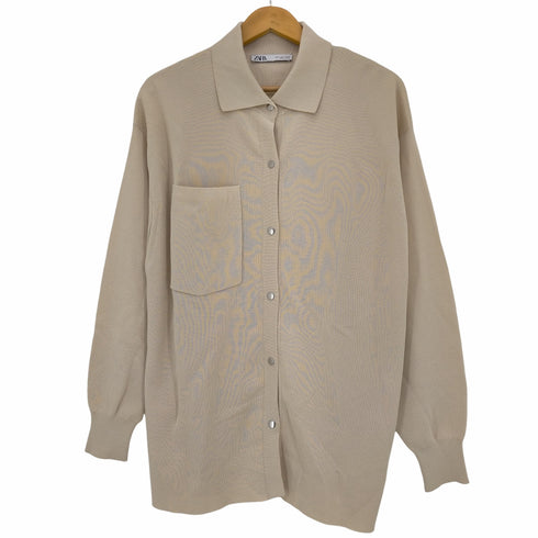ザラ ZARA WOOL BLEND KNIT CARDIGAN レディース import:S