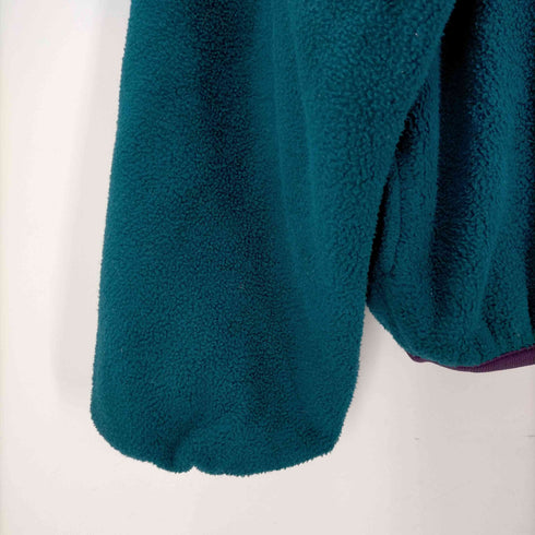 エルエルビーン L.L.Bean 80~90S 筆記ロゴ刺繍 スナップTフリース メンズ import:M