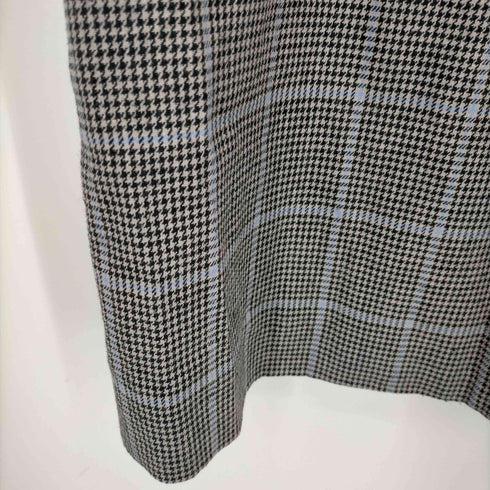 ザラ ZARA リネン混 チェックチェスターコート レディース import:XS
