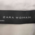 ザラ ZARA リネン混 チェックチェスターコート レディース import:XS