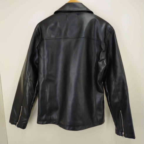 ビッチ VICCI フェイクレザー ライダースジャケット メンズ DE:48
