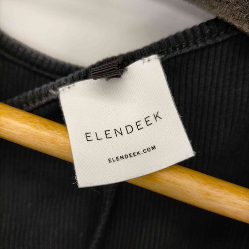 エレンディーク ELENDEEK リブワンピース レディース FREE