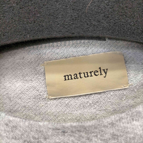 マチュアリー maturely 22SS Poncho Jersey レディース