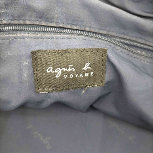 アニエスベー agnes b. ドット エナメルパネル ミニボストンバッグ レディース