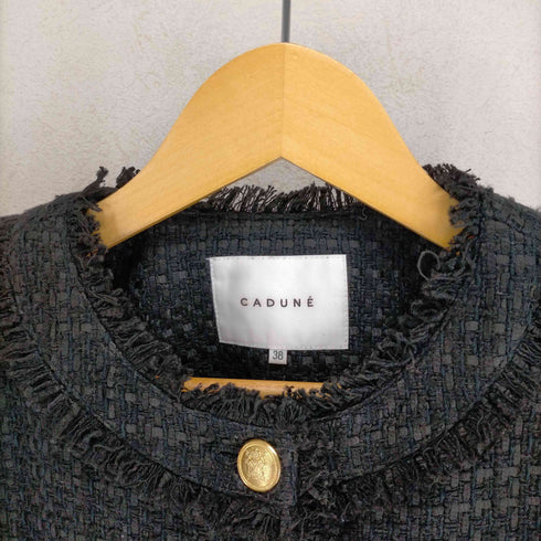 カデュネ CADUNE 23SS スプリングツイードジレ レディース 38