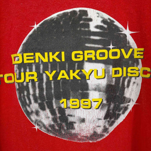 1997 TOUR YAKYU DISCO エレクトロデュオ ツアーTシャツ メンズ
